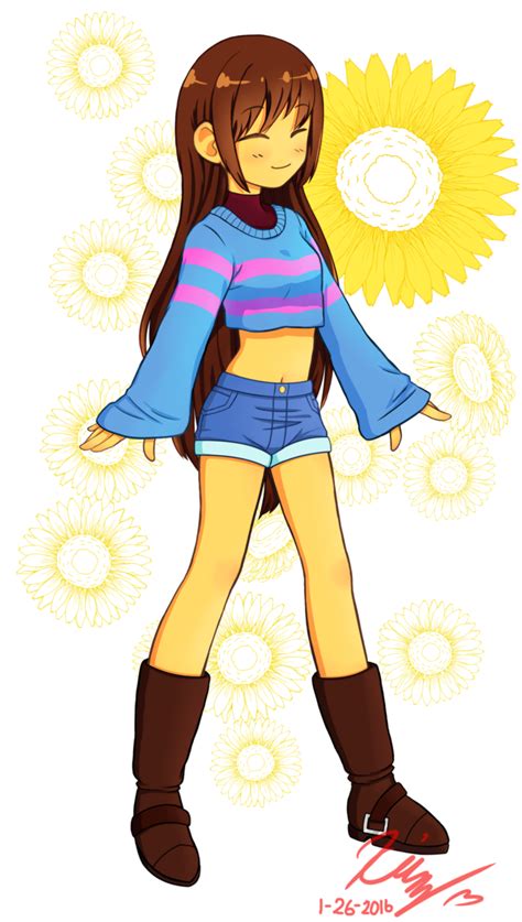 Older Frisk (Female ver.) by Kama-Ta on DeviantArt | Undertale cute ...