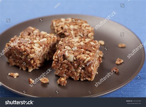 Gluten Free Peanut Butter And Puffed Rice Cakes Stock Photo 101527495 ...