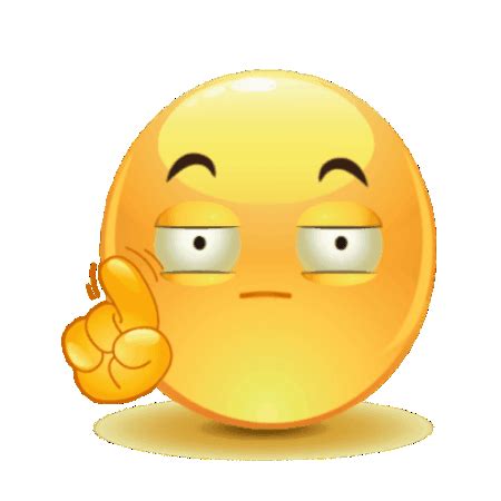 Funny Emoticon with Hand Up