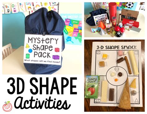 3 Activities for Teaching 3D Shapes | TheHappyTeacher