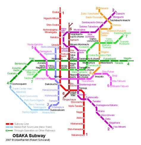 Osaka Subway Map for Download | Metro in Osaka - High-Resolution Map of ...