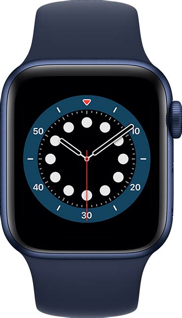 Apple Watch Series 6 40mm 32 GB in Blue Aluminum - Deep Navy Sport ...