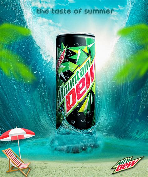 Mountain dew can on Behance