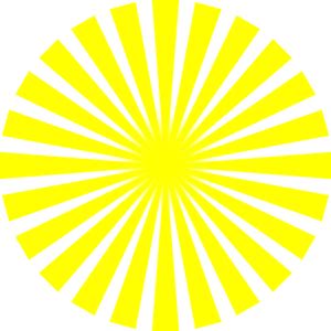 Yellow Sun Rays Clip Art at Clker.com - vector clip art online, royalty ...