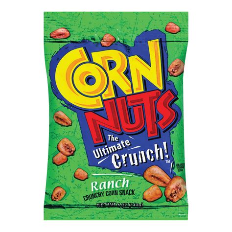 Corn Nuts 422770 Corn Nut, Ranch Crunchy, 4 oz, Bag