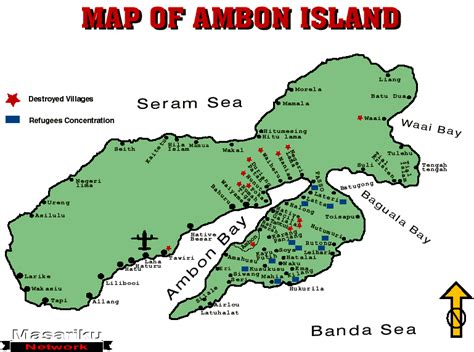 KOTA AMBON MANISE: PETA PULAU AMBON