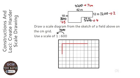 Constructions And Loci: Create Harder Scale Drawing (Grade 3) - OnMaths ...