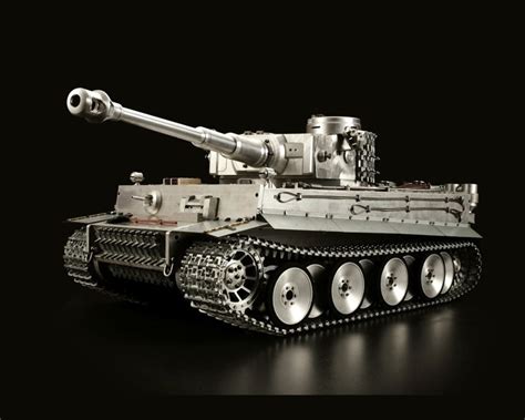 1/6 Large Scale German Tiger I RC Tank Airsoft 2.4GHz 100% Metal ...