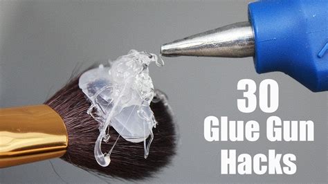 30 Awesome Hot Glue Gun Life Hacks - YouTube