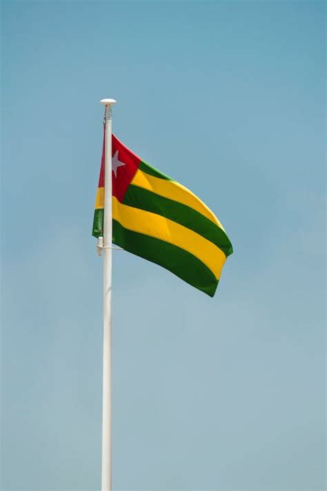 The National Flag of Togo · Free Stock Photo