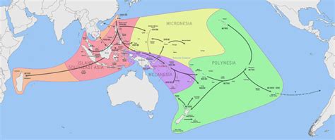 Spread of the Austronesian Language Family : LinguisticMaps