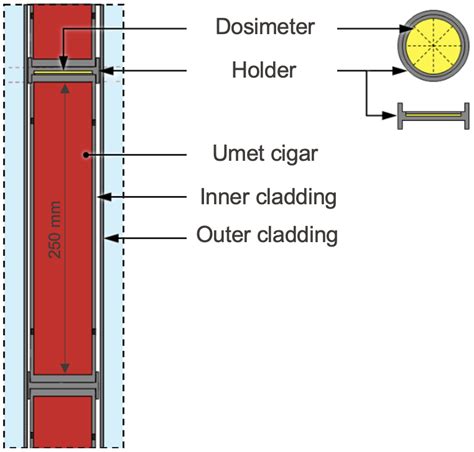 Schematic diagram of the NECTAR instrumented fuel rod. | Download ...