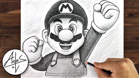 How to Draw SUPER MARIO | Drawing Tutorial - YouTube