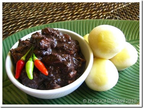 Dinuguan with puto (pork blood stew with steamed rice cakes | Cravings ...