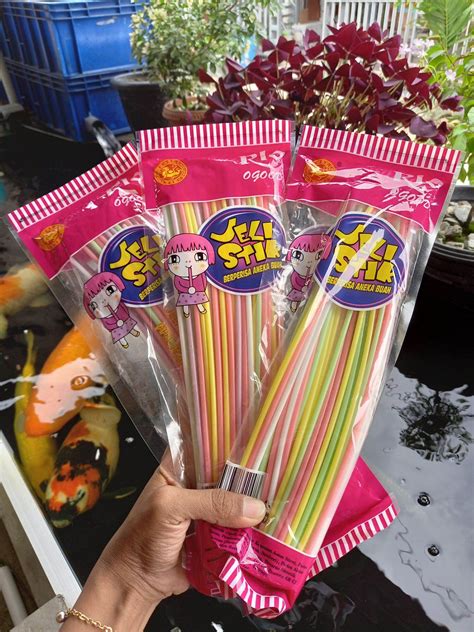 PERMEN JADUL / PERMEN JELY STIK PANJANG aneka rasa buah isi 50 pcs ...