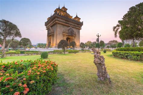 Patuxai Park Stock Photos, Pictures & Royalty-Free Images - iStock