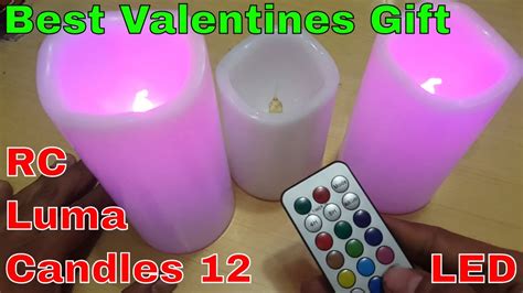 Luma Candles Real Wax Flameless Candles with Remote Control || Unbox ...