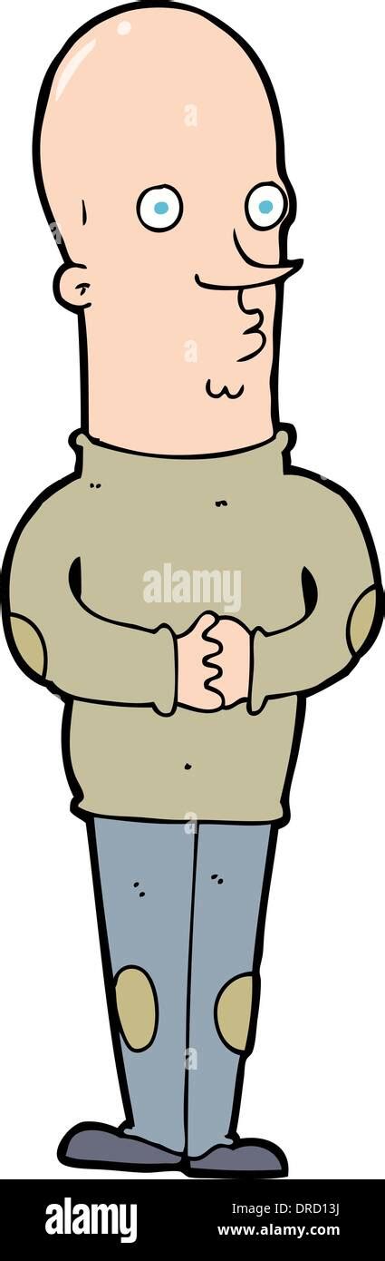 cartoon funny bald man Stock Vector Image & Art - Alamy