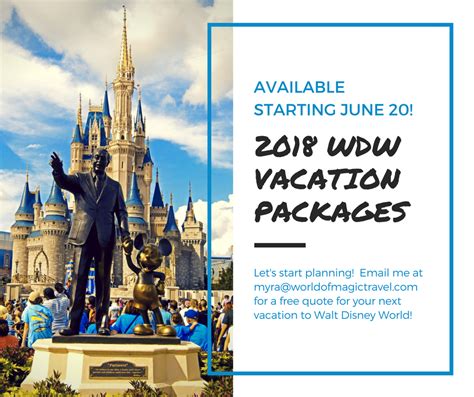 2018 Walt Disney World Vacation Packages Available TODAY! | OFF On The Go