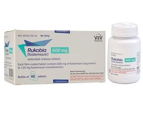 Rukobia Fostemsavir Tablets at Rs 78000/bottle | Athni | ID: 2852178593262