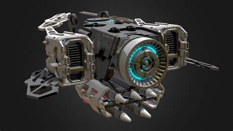 Sci-fi Drone - Download Free 3D model by JazOone [ac4d06d] - Sketchfab