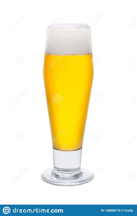 Classic Pilsner Beer with Foam Head 3 Stock Photo - Image of cool ...