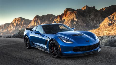 Blue Chevrolet Corvette Z06 Coupe Sport Car HD Cars Wallpapers | HD ...