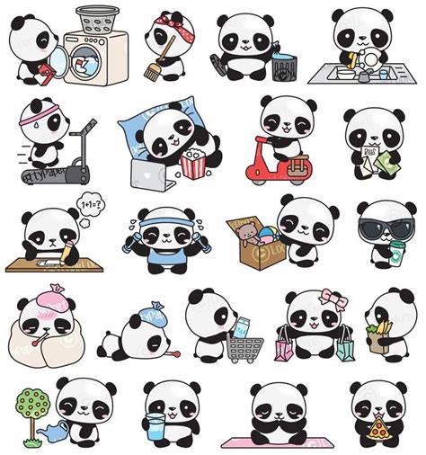 Panda Kawaii, Niedlicher Panda, Panda Art, Kawaii Cute, Kawaii Stickers ...