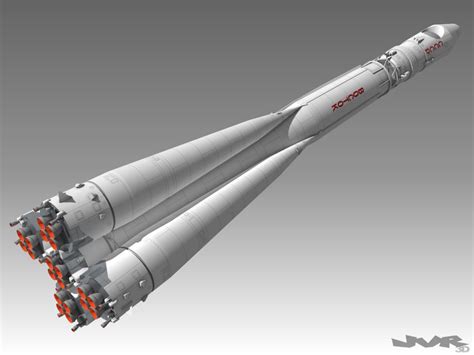 vostok 1 rocket space 3d max