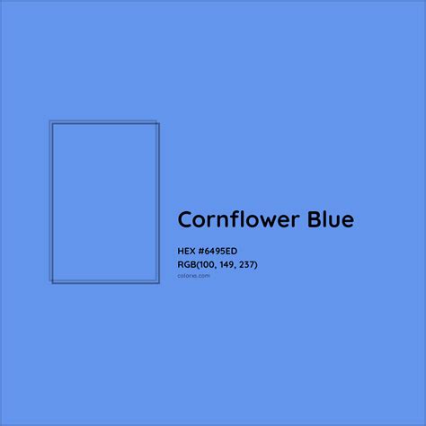 About Cornflower Blue - Color codes, similar colors and paints ...