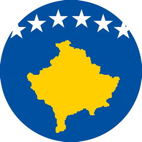 Circle flag of Kosovo. 11571461 PNG