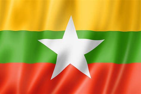 Flags, Symbols, & Currencies of Burma - World Atlas