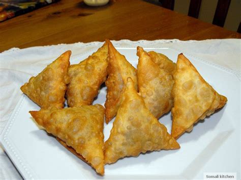 Samosa or sambuus as we call it in Somali is a deep fried triangular ...