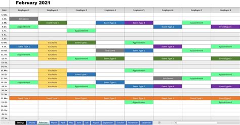 Scheduling Calendar For Multiple Employees 2023 New Awasome List of ...