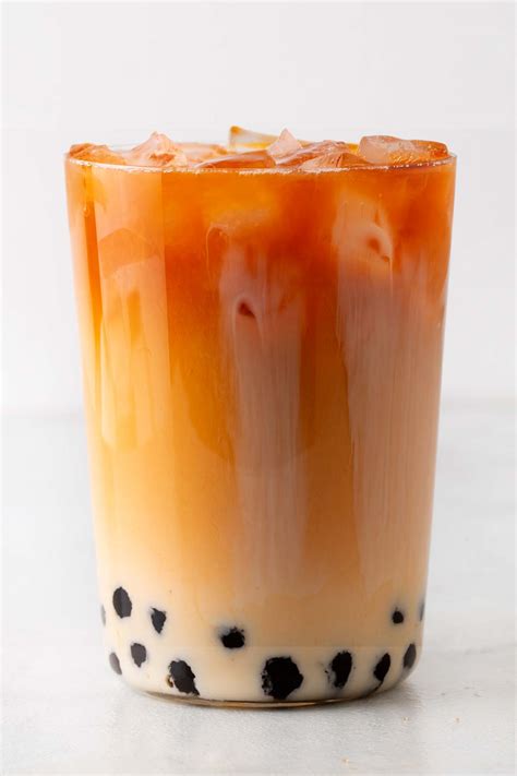 Thai Bubble Tea (Thai Iced Tea with Boba) - Oh, How Civilized