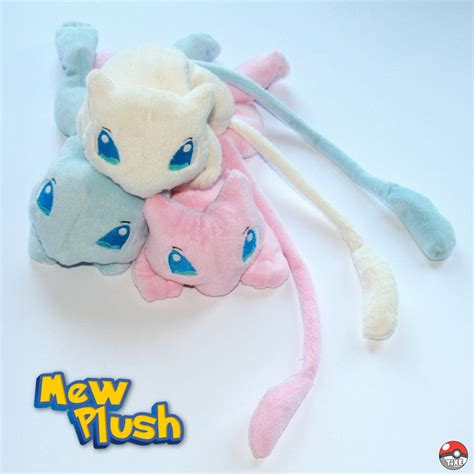 Mew Plush Size 30 Cm Mew Pokemon Plush - Etsy