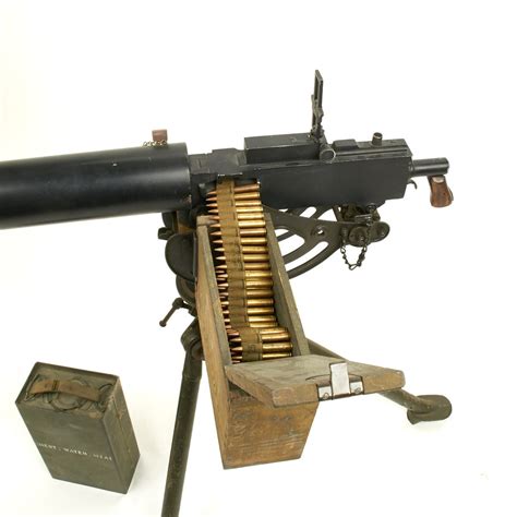 Original U.S. WWII Browning M1917A1 Display Machine Gun With Tripod an ...