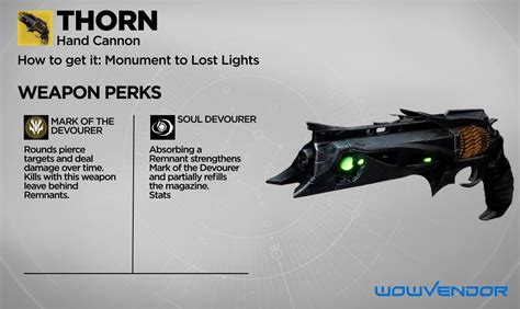 How to Get Thorn in Destiny 2 Season of the Wish | WowVendor