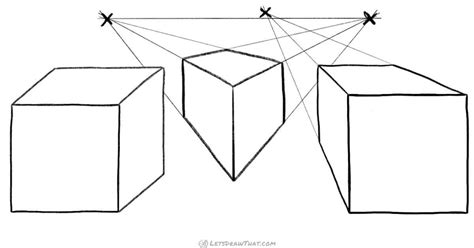 How to draw a cube: 3 different ways and perspectives - Let's Draw That!