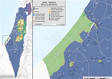 Israel War Map Shows Areas Fought For By Hamas - Newsweek