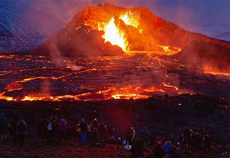 Iceland Volcano Eruption Live Stream Shows Fagradalsfjall Spewing Lava