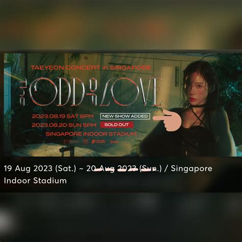 taeyeon concert 2023 singapore, Tickets & Vouchers, Event Tickets on ...