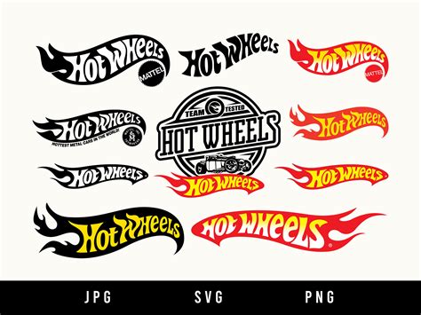 Hot Wheels Printable Logo