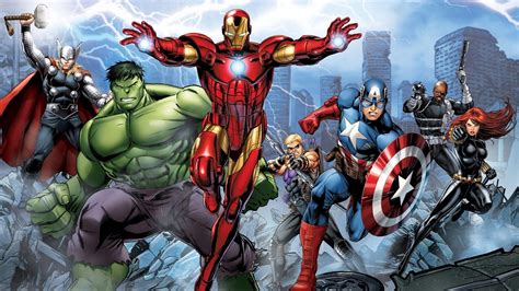 2560x1440 Resolution Marvel's Avengers Assemble Comic 1440P Resolution ...