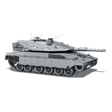 Merkava IV MBT 3D Model $89 - .c4d .obj .lwo .fbx .3ds - Free3D