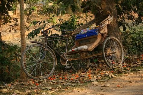 Old rickshaw at Dhaka, Bangladesh image - Free stock photo - Public ...