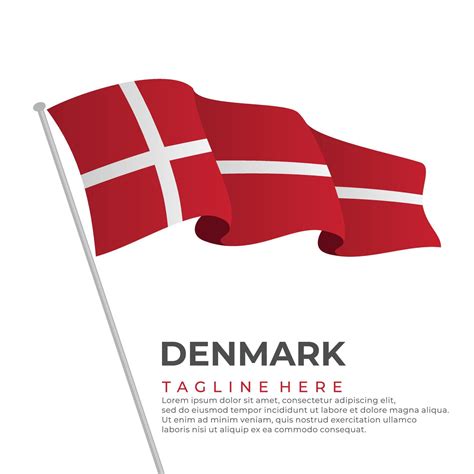 Template vector Denmark flag modern design 21017206 Vector Art at Vecteezy