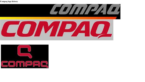 compaq logo history by pepsi9072 on DeviantArt