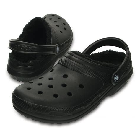 Crocs Crocs Classic Lined Black / Black (UX3) 203591-060 Unisex Shoes ...