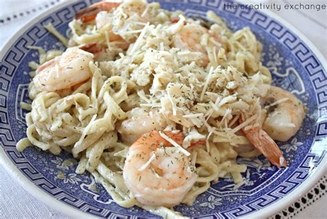 Creamy Seafood Alfredo Linguini (Lighter Version)... | Seafood alfredo ...